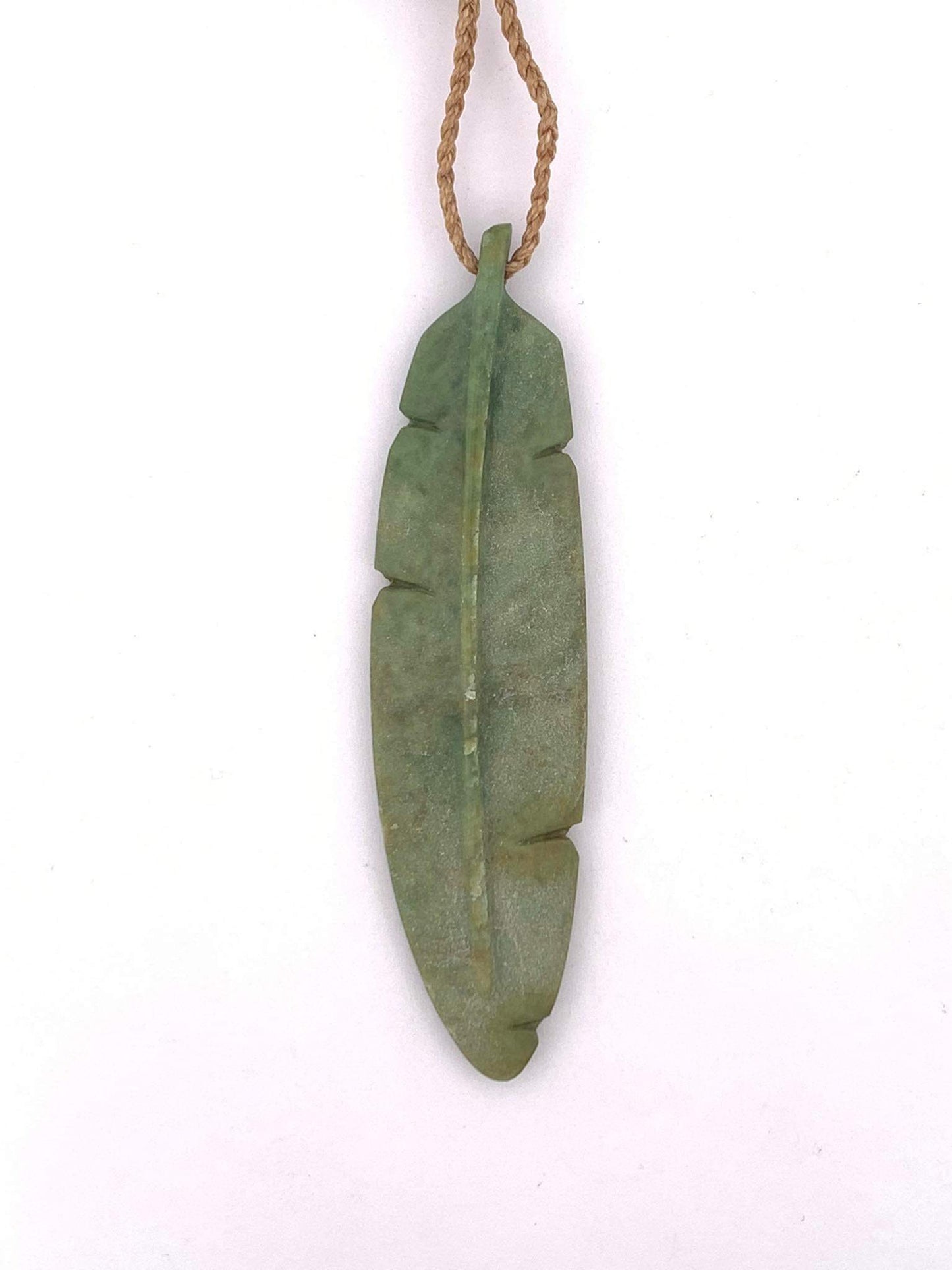 Raven feather Jade Pendant