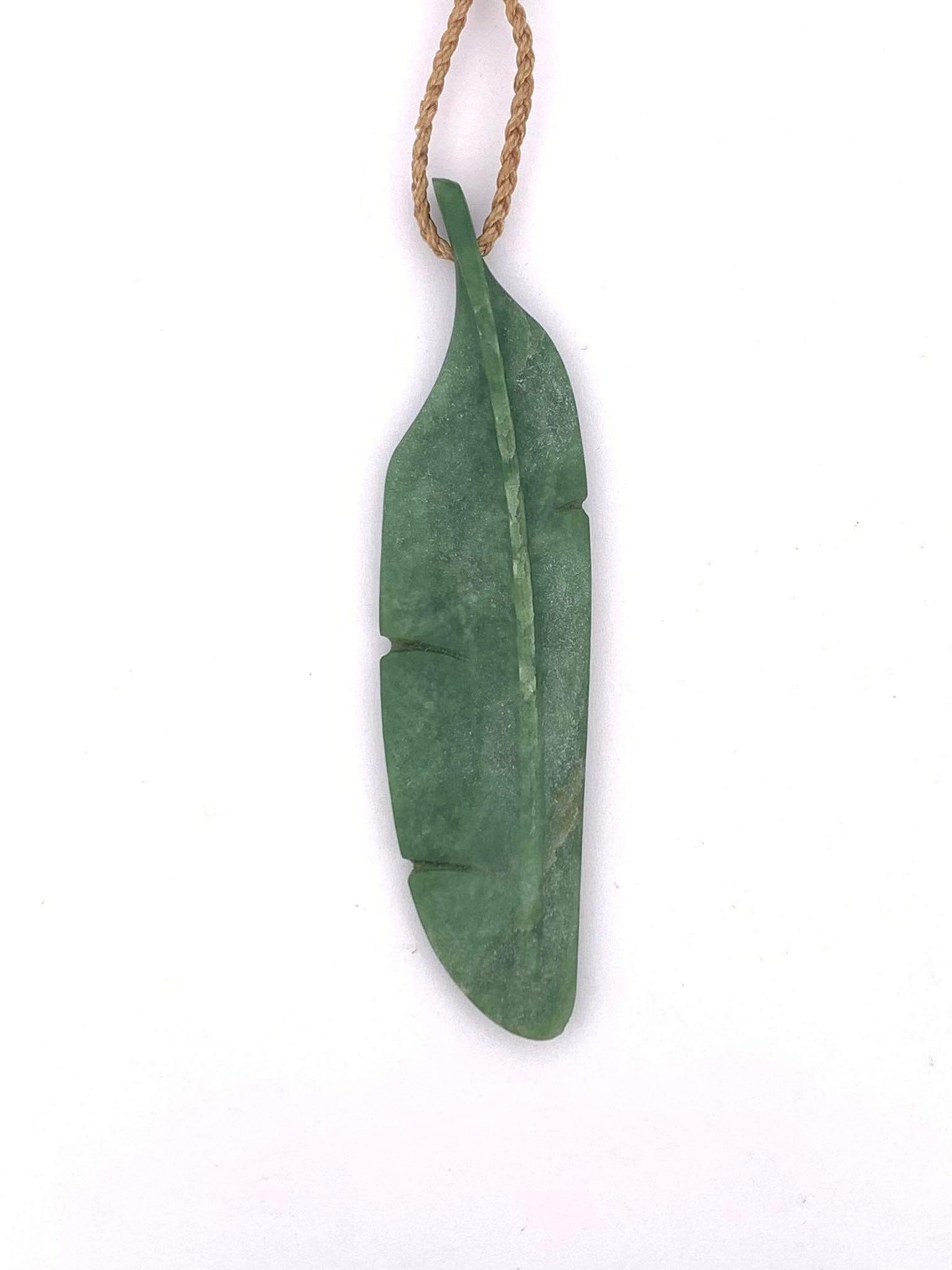 Eagle Feather Jade Pendant