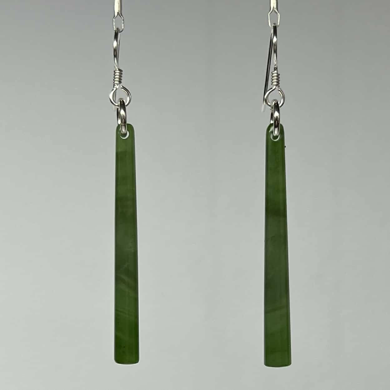 Translucent Kawakawa Jade Earrings