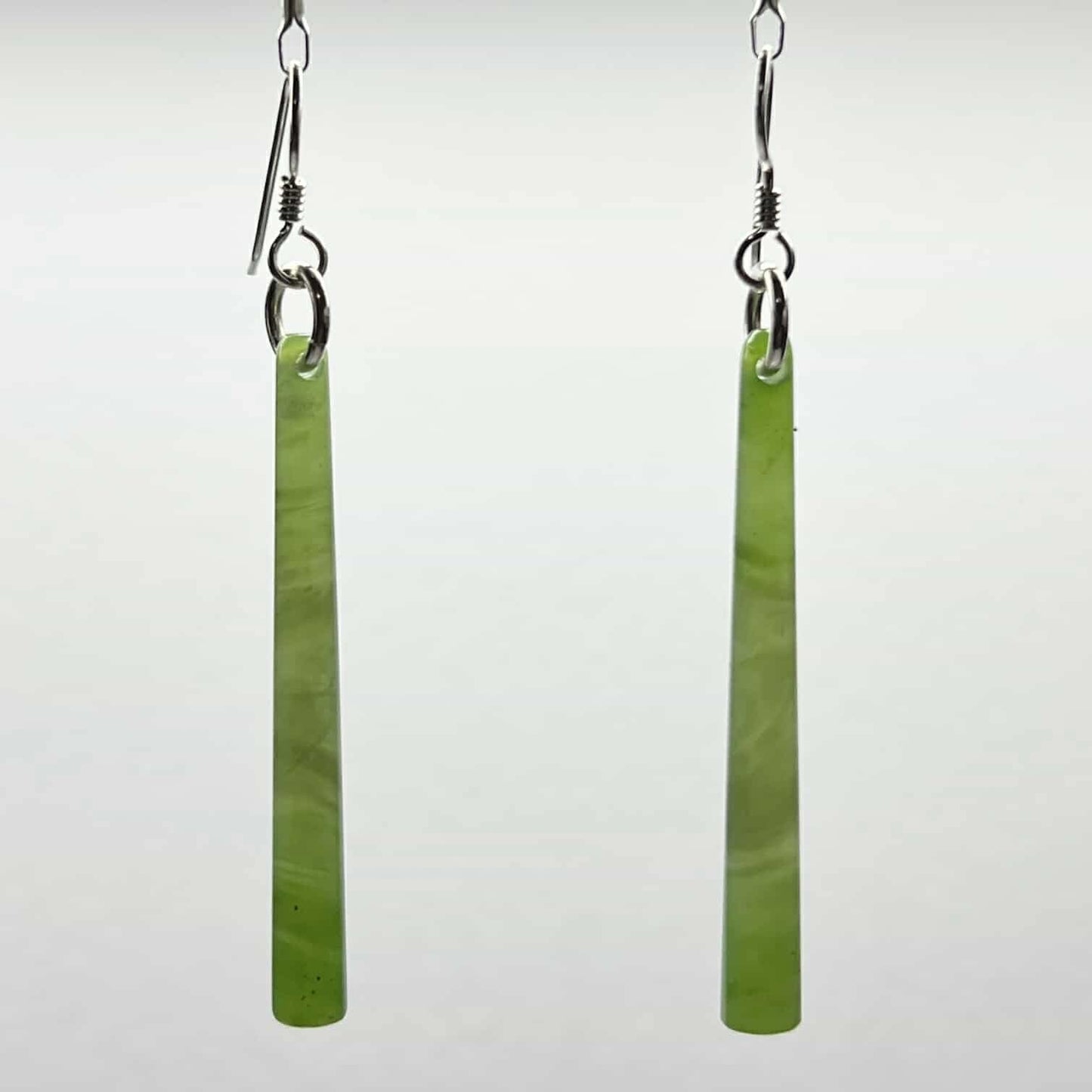 Translucent Kawakawa Jade Earrings