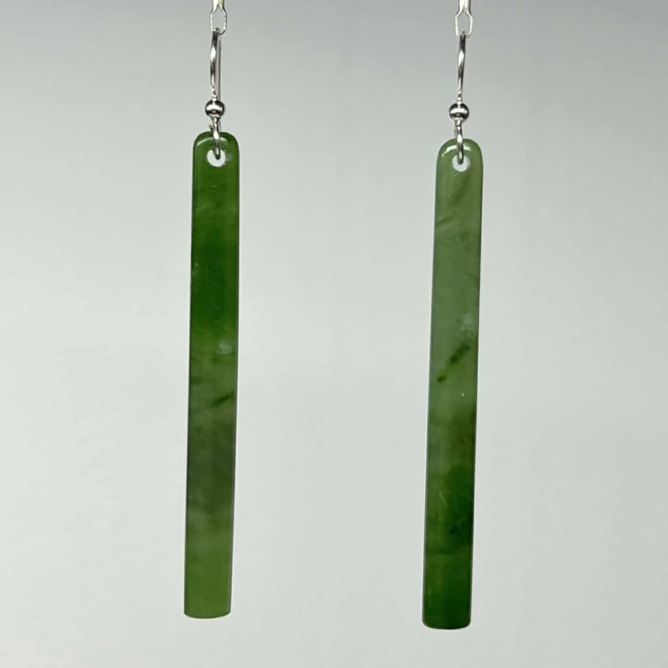 Translucent Kawakawa Jade Earrings