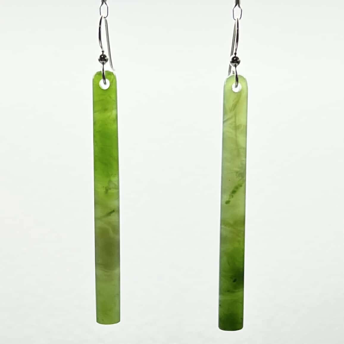Translucent Kawakawa Jade Earrings