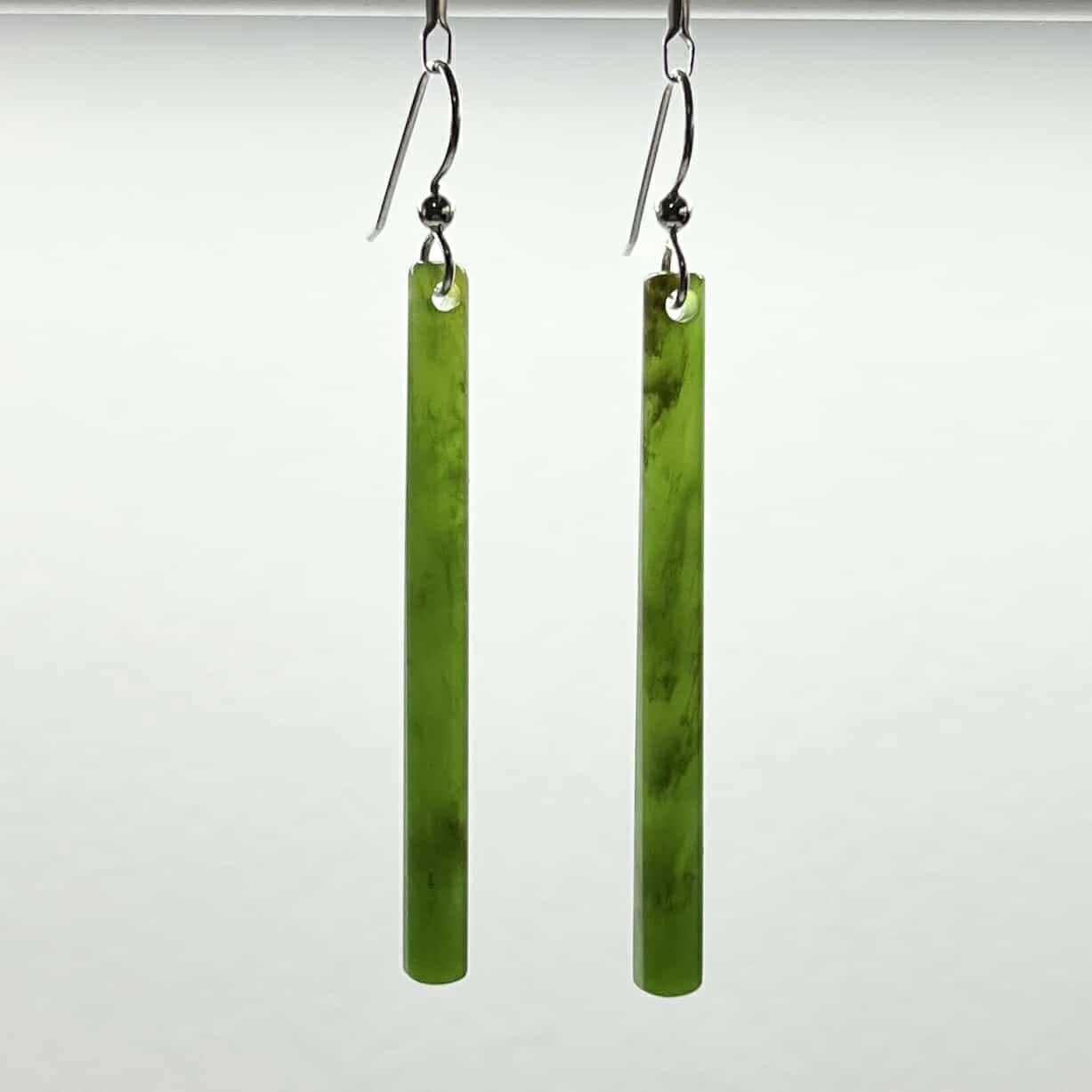 Translucent Marsden Flower Jade Earrings