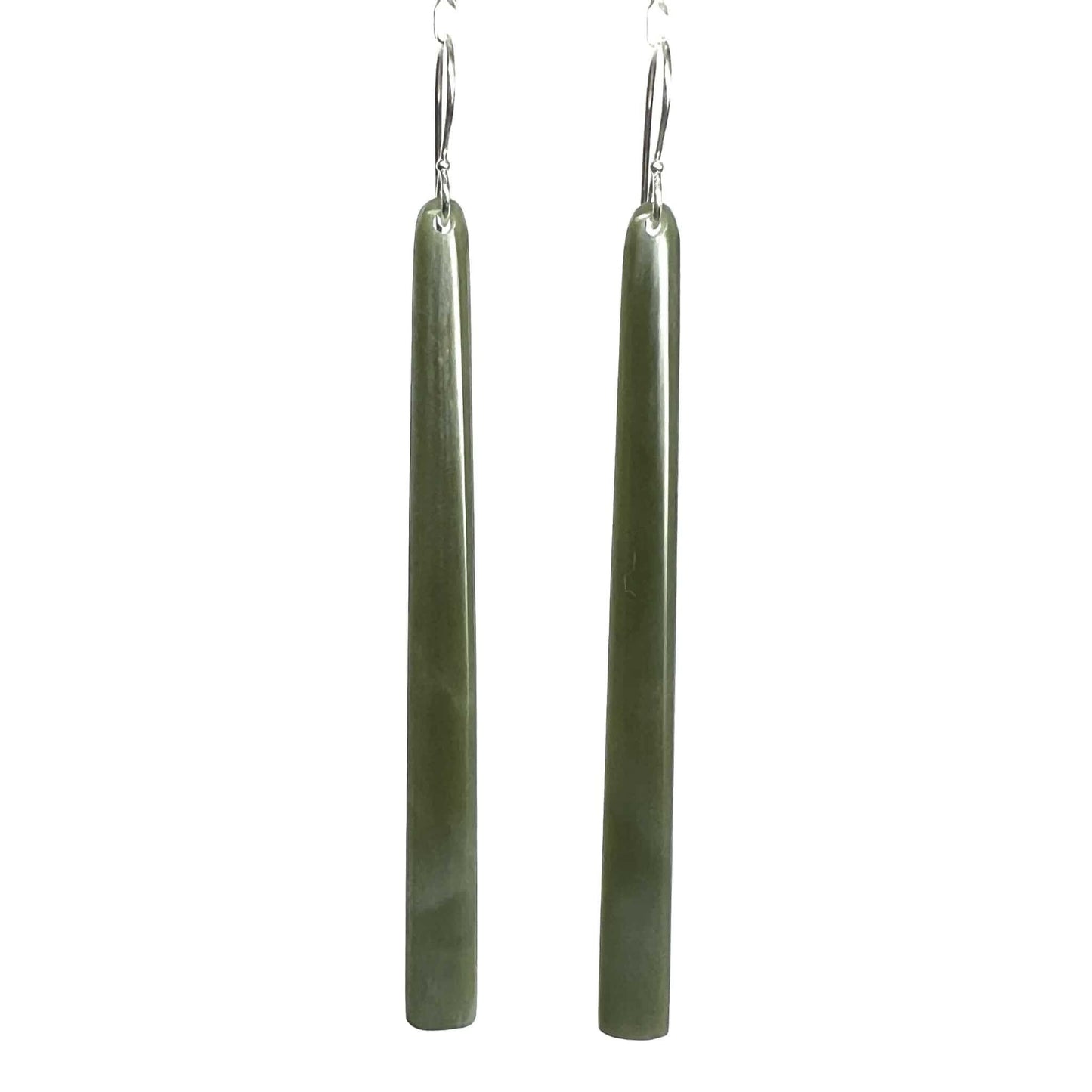 Arahura Inanga jade earrings