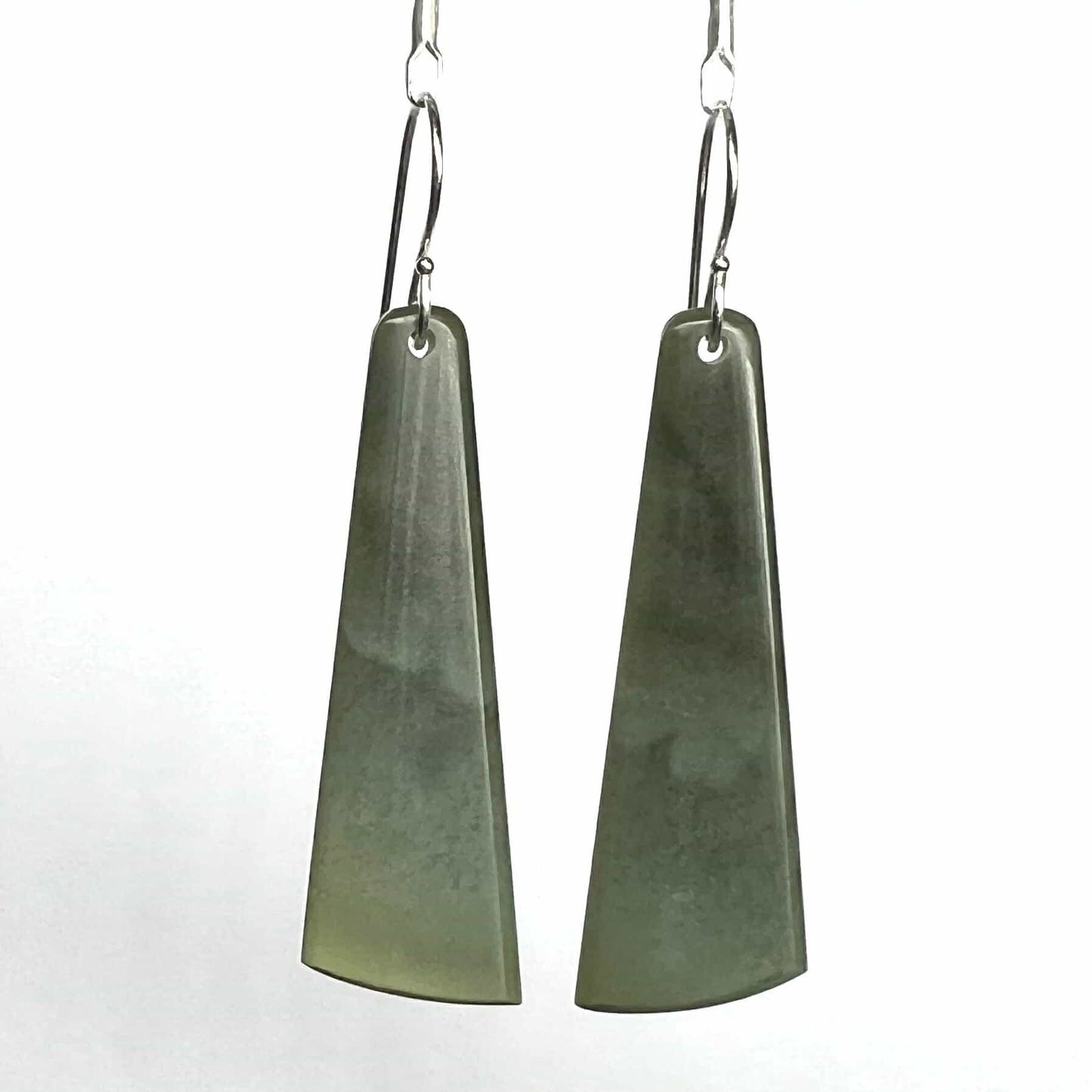 Arahura Inanga jade earrings