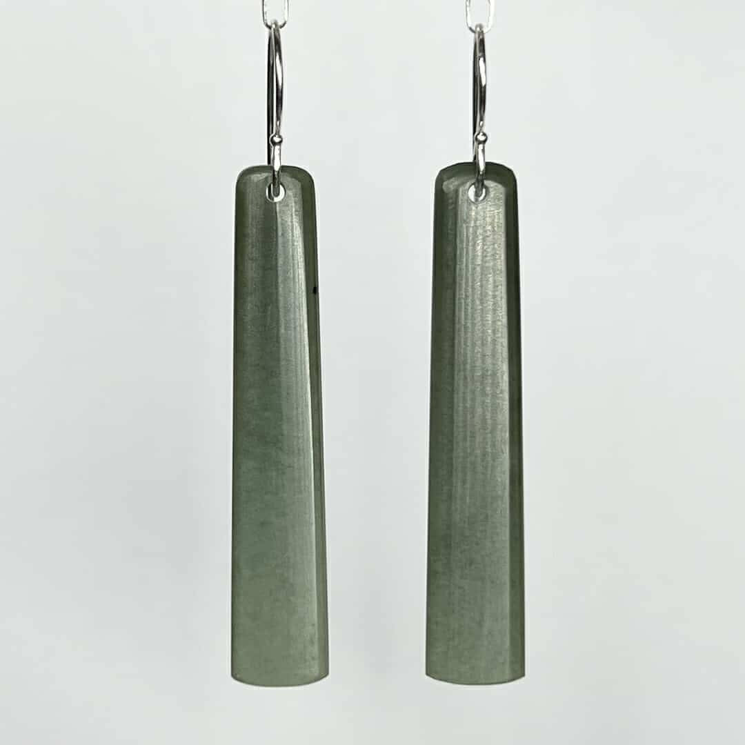 Arahura Inanga jade earrings