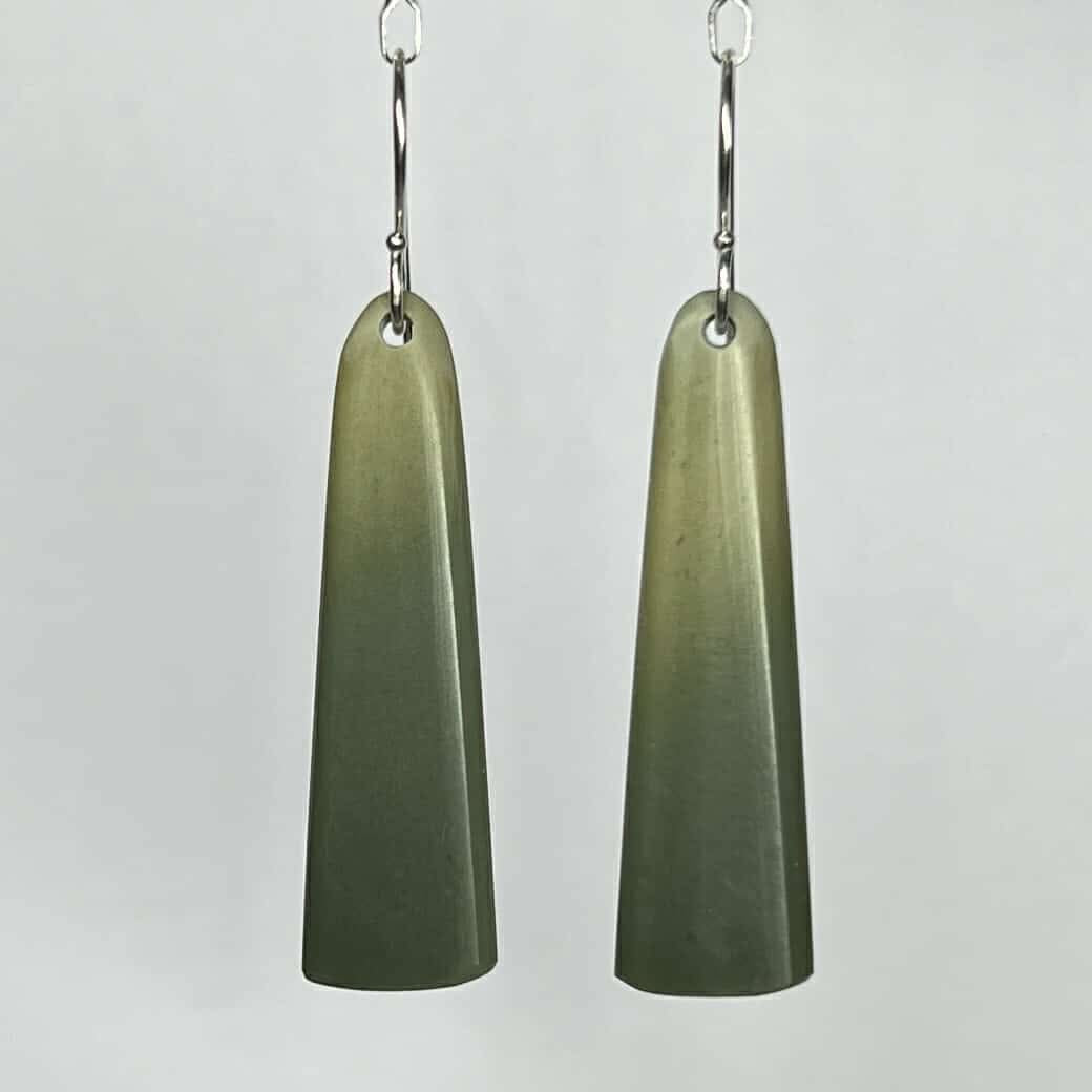 Arahura Inanga jade earrings