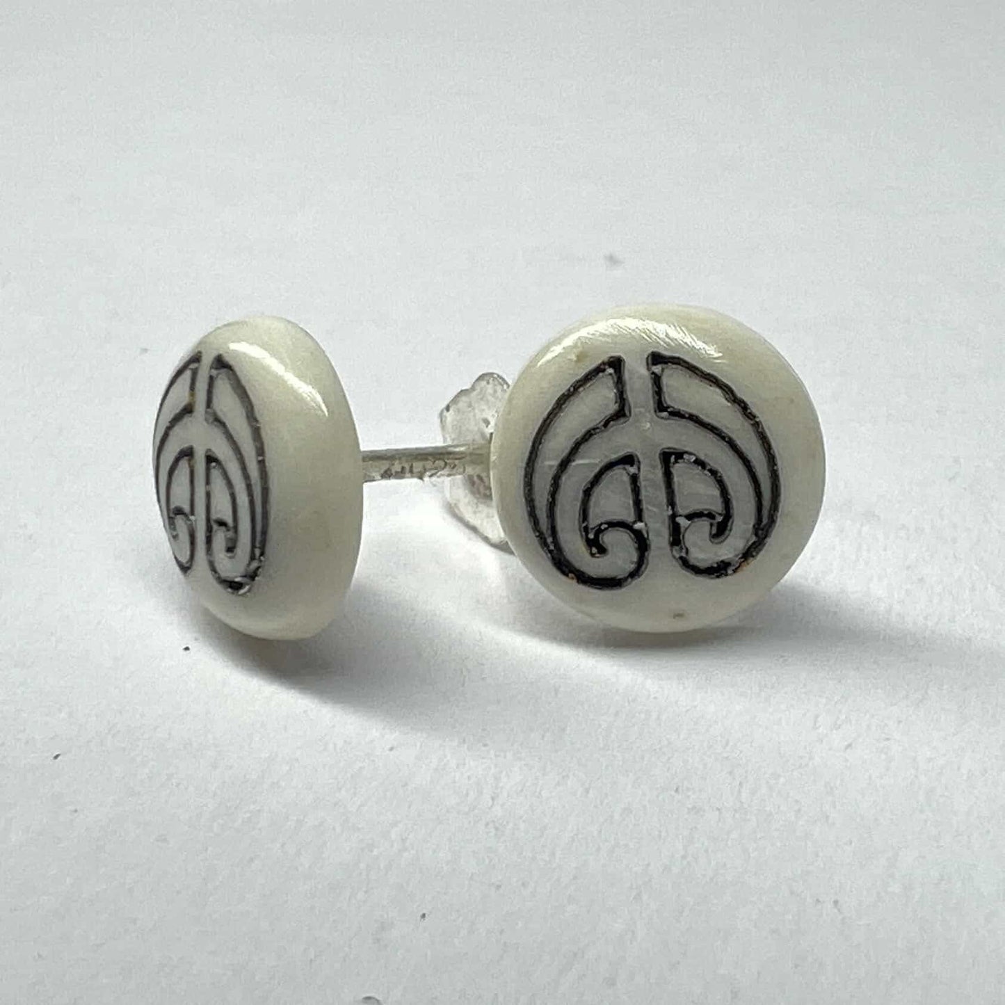 Bone Domed Studs