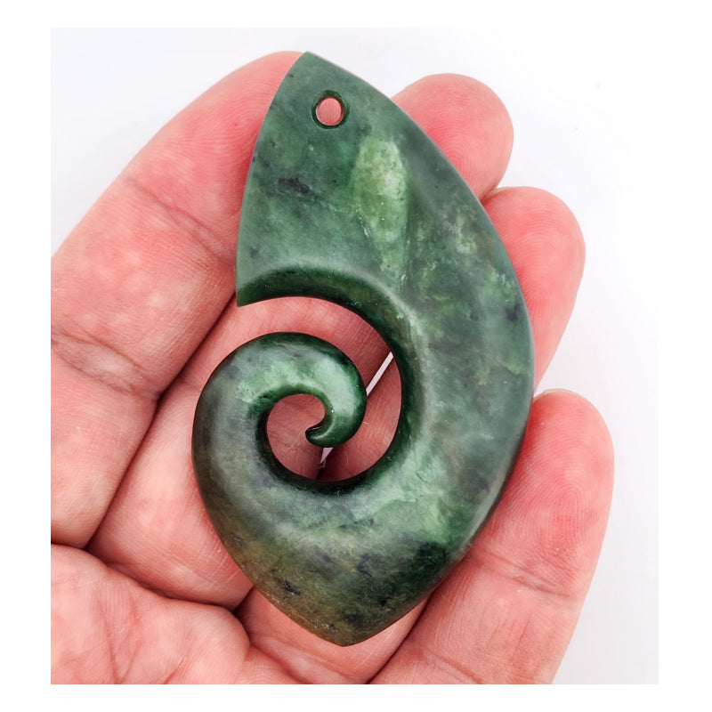 Jade Koru Pendant
