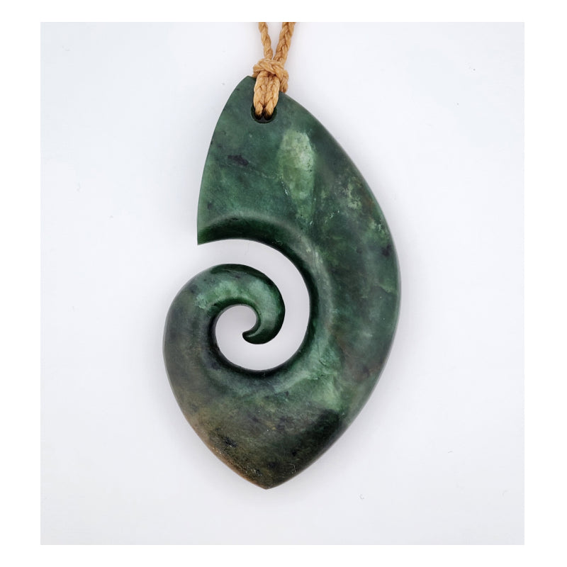 Jade Koru Pendant