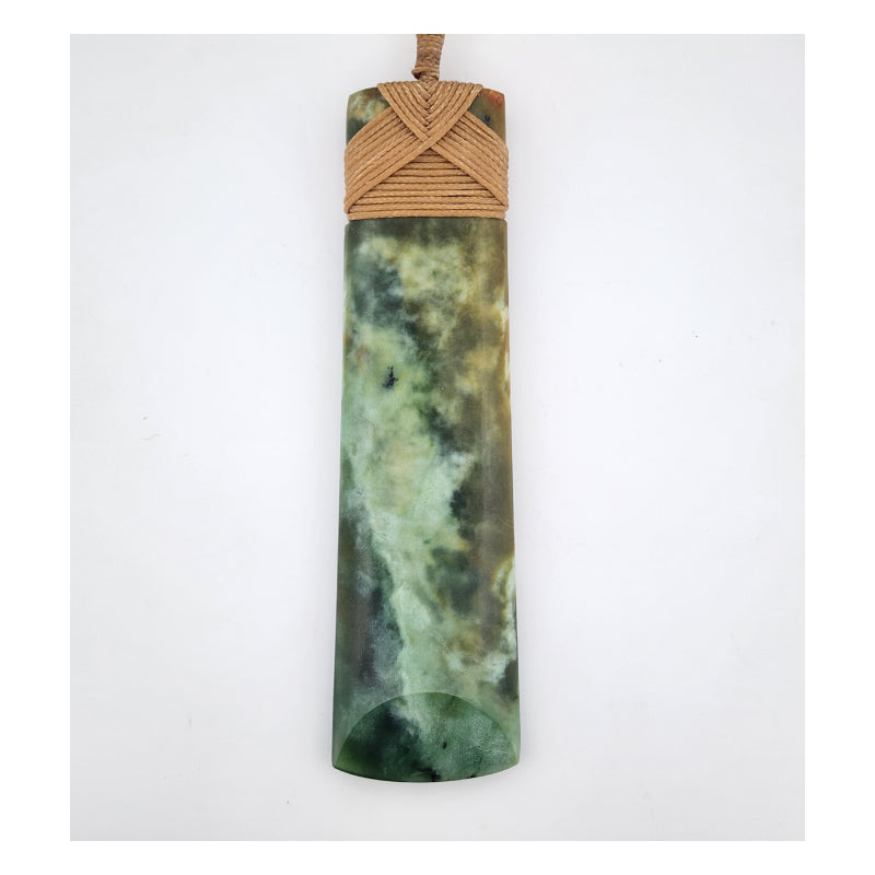 Large Jade Toki With Binding