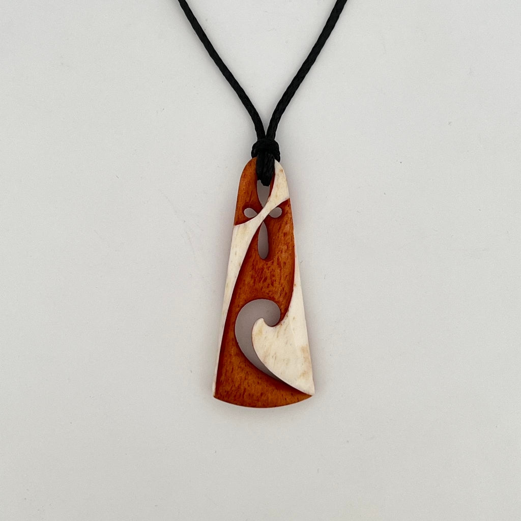 Toki Bone Art With Infinity And Koru Design
