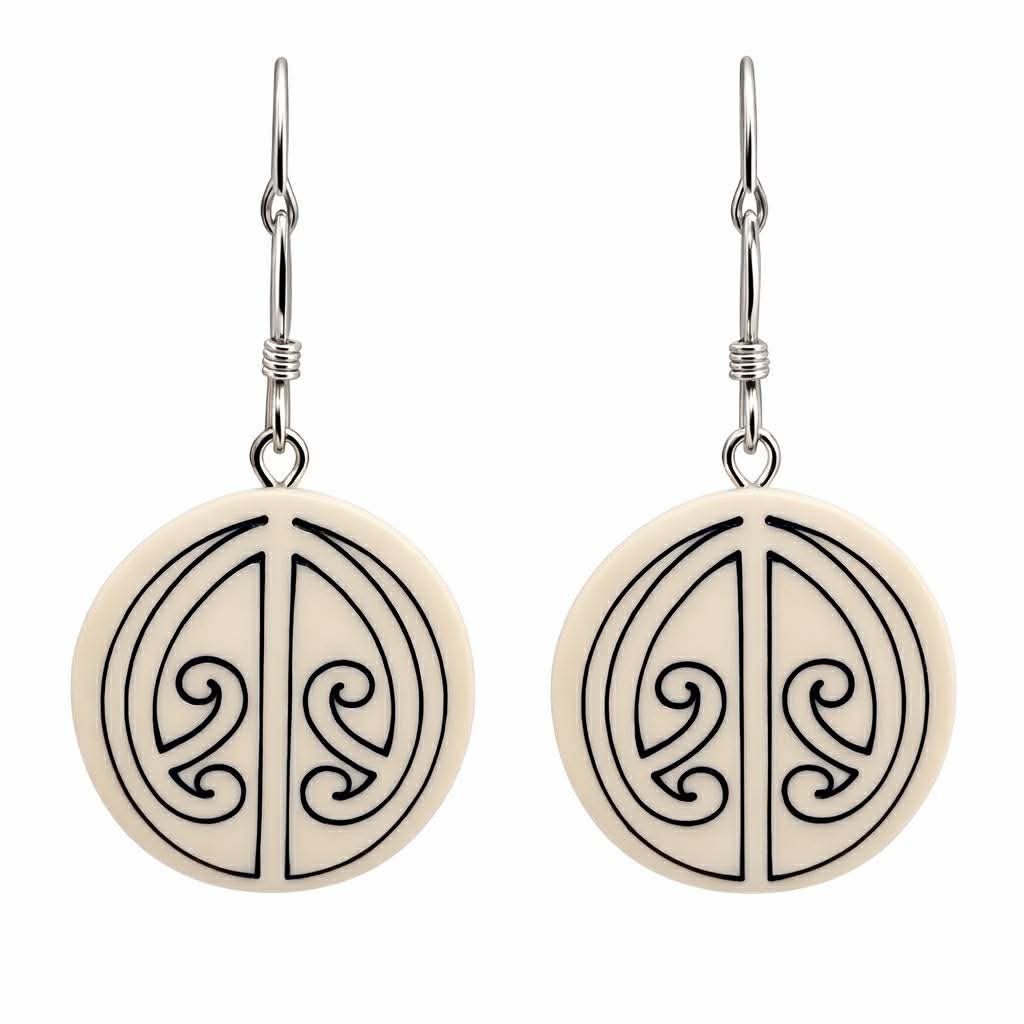 Double Koru earrings