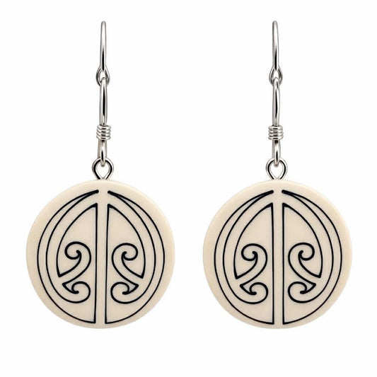 Double Koru earrings